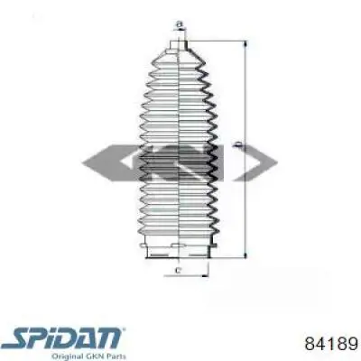 Guardapolvo de dirección GKN-Spidan 84189 precio, desde 26,62 EUR