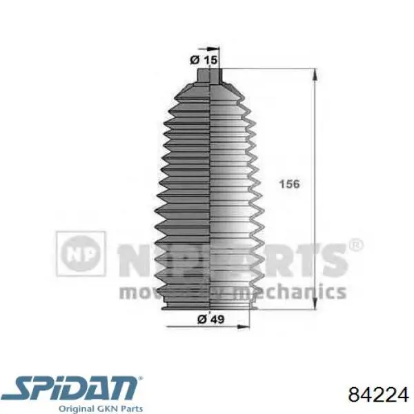 Comprar 84224 GKN-Spidan Plumero de dirección