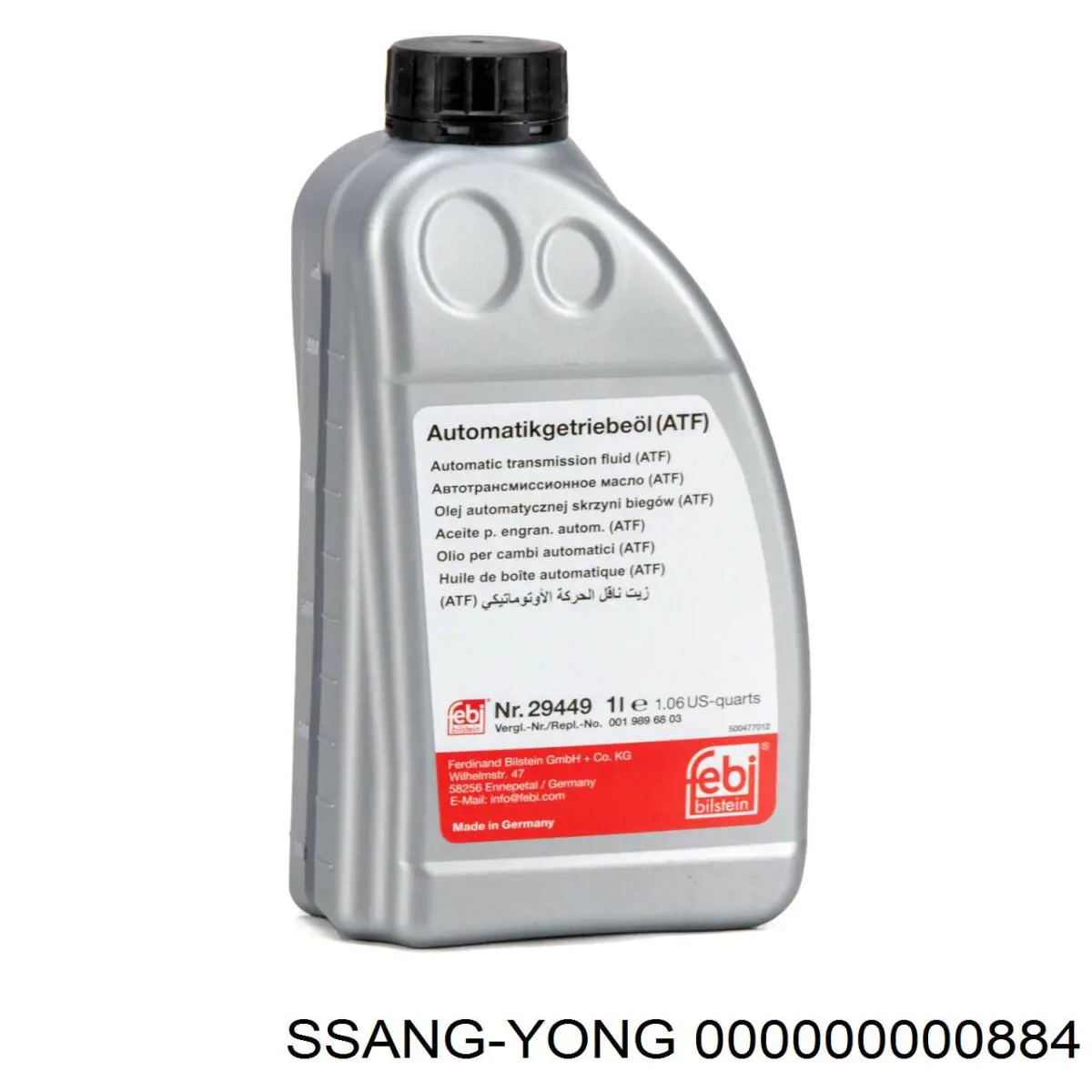 Comprar 000000000884 Ssang Yong Tapón del cárter de la transmisión automática