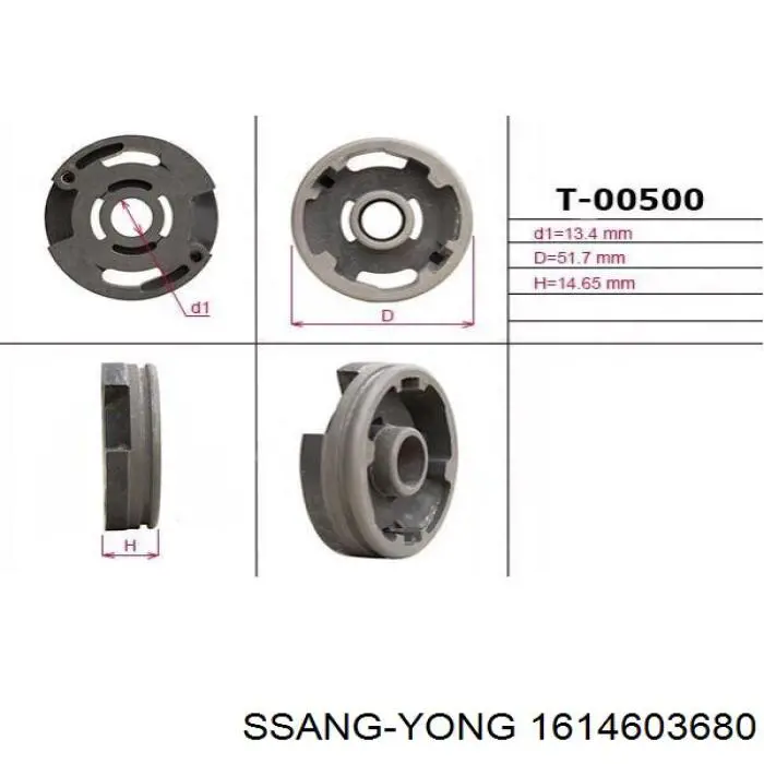 Comprar 1614603680 Ssang Yong Bomba servodireccion