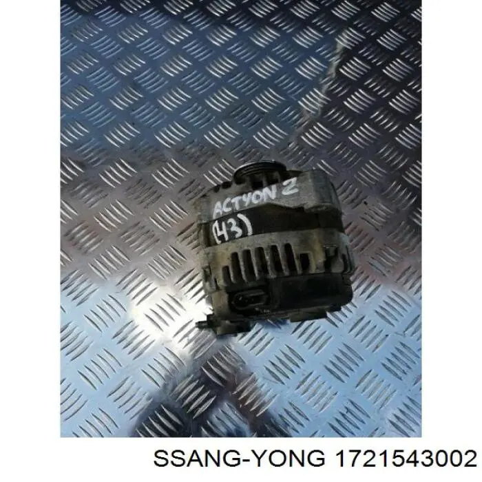 Polea rueda libre Ssang Yong 1721543002 precio, desde 127,05 EUR