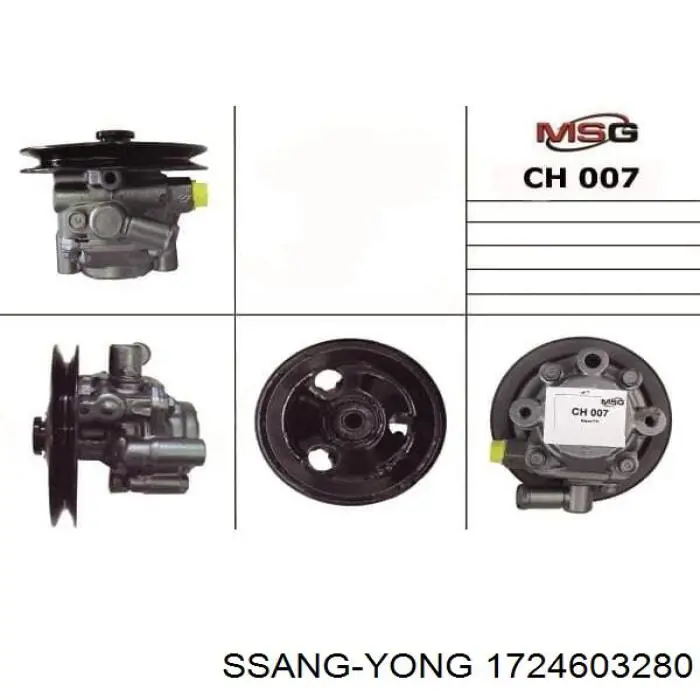 Bomba de dirección asistida  SsangYong Korando C SUV (2010 - 2026) precio, desde 264,03 EUR