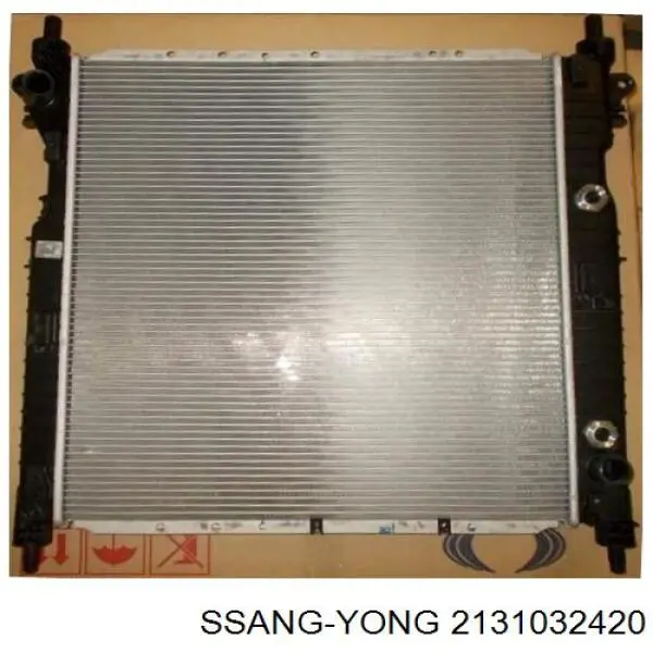 2131032420 Ssang Yong radiador