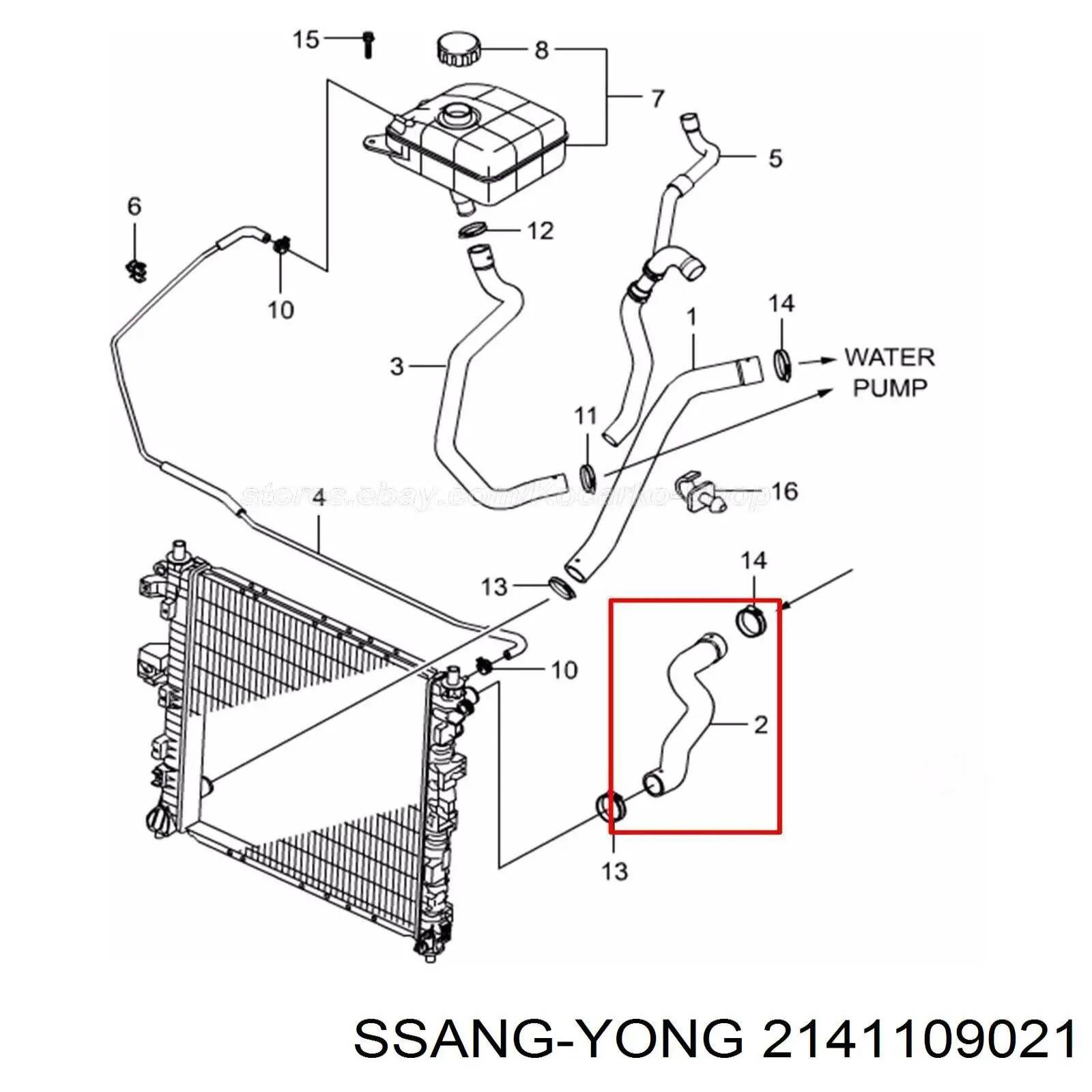 2141109021 Ssang Yong