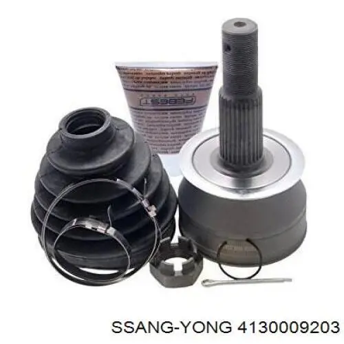 4130009203 Ssang Yong árbol de transmisión delantero izquierdo