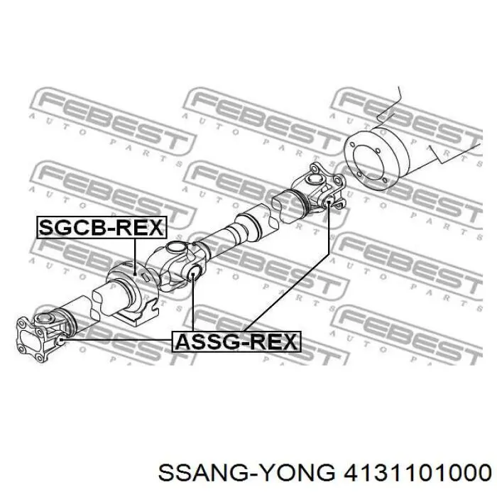 Comprar 4131101000 Ssang Yong Cruceta