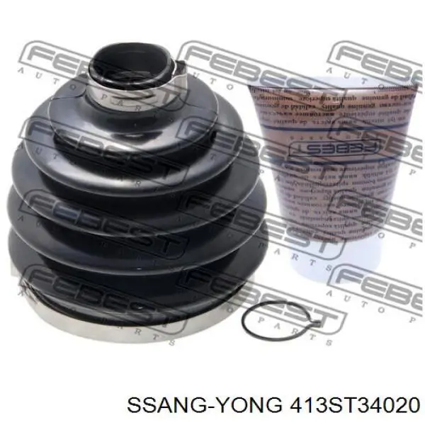 413ST34020 Ssang Yong Fuelle transmisión delantero exterior