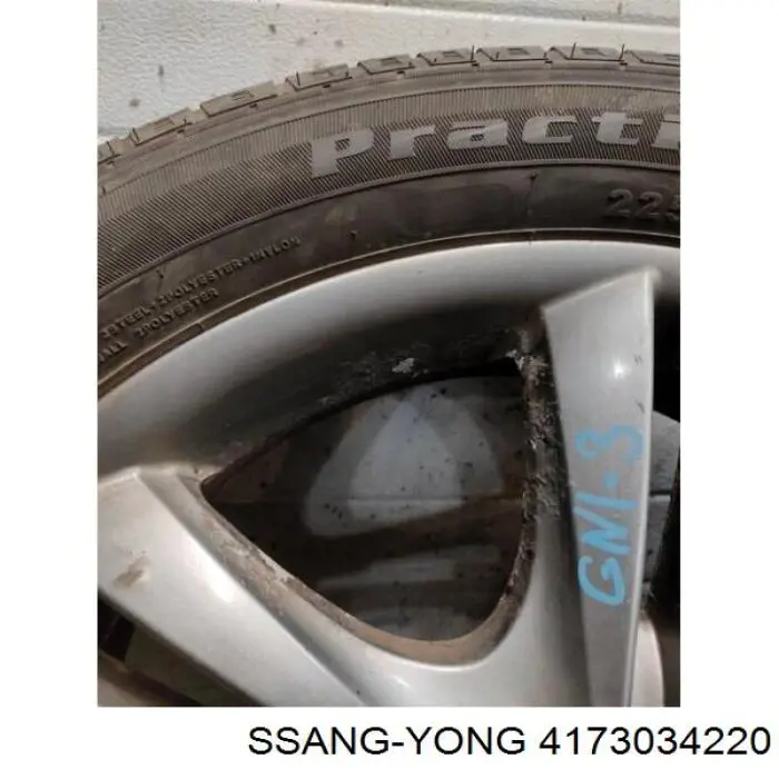 Llantas De Aleacion, (Aleacion De Titanio) SSANG YONG 4173034220