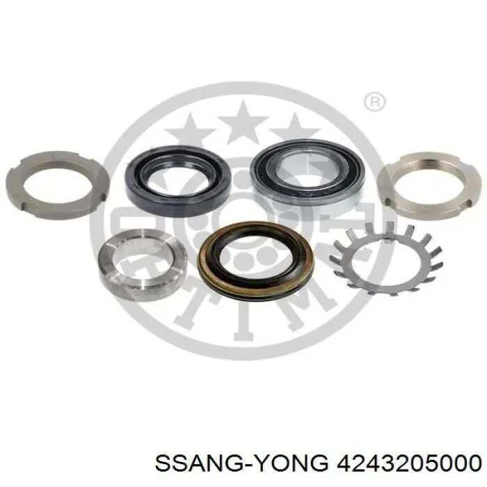 Anillo de retención del rodamiento del semieje trasero Ssang Yong 4243205000 precio, desde 22,87 EUR