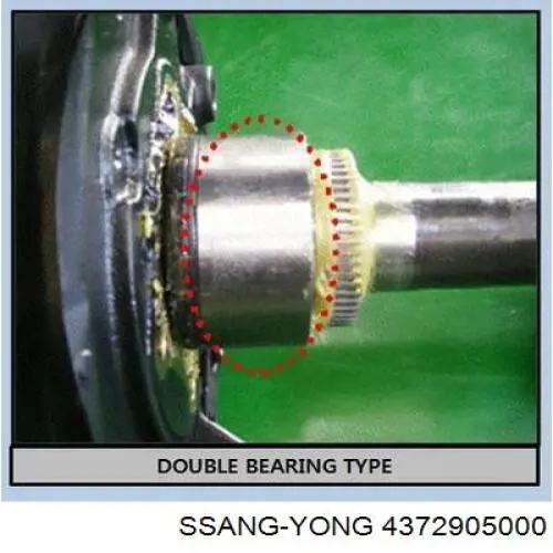 Comprar 4372905000 Ssang Yong Cojinete del diferencial del eje trasero