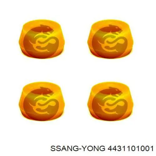 Buje de amortiguador trasero Ssang Yong 4431101001 precio, desde 3,47 EUR