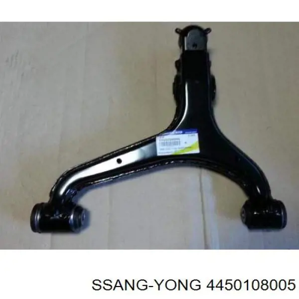 Brazo inferior izquierdo de la suspensión delantera 4450108006 Ssang Yong