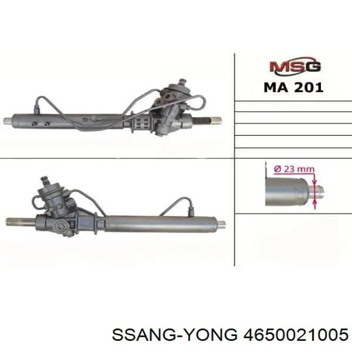 Comprar 4650021005 Ssang Yong Cremallera