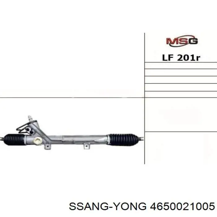 Caja de dirección para SsangYong Rodius 