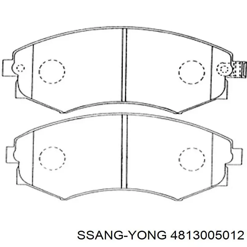 Pastillas freno delanteras Ssang Yong 4813005012 precio, desde 26,14 EUR