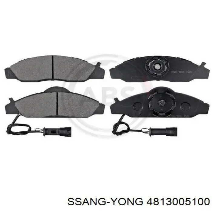 Pastillas freno delanteras Ssang Yong 4813005100 precio, desde 35,59 EUR
