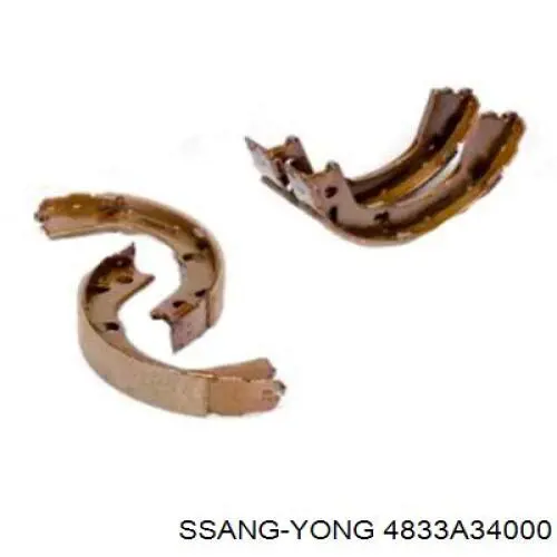 Zapatas de freno de mano Ssang Yong 4833A34000 precio, desde 31,34 EUR