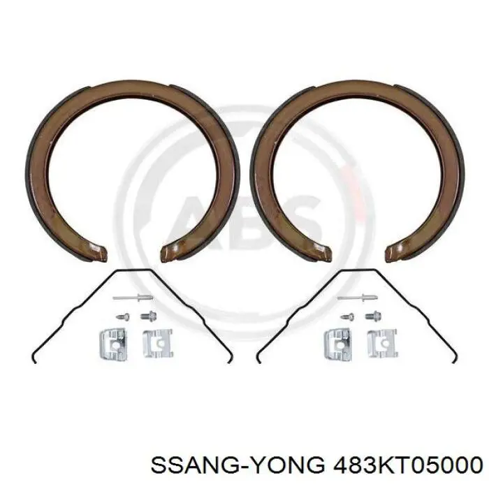Zapatas de freno de mano Ssang Yong 483KT05000 precio, desde 34,70 EUR