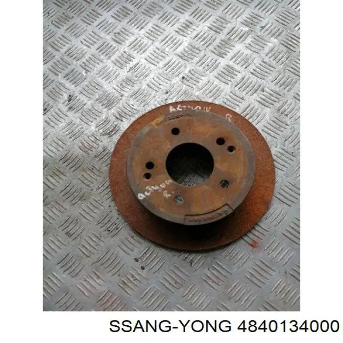 4840134000 Ssang Yong disco de freno trasero