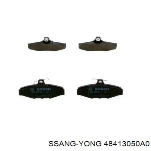 48413050A0 Ssang Yong pastillas de freno traseras