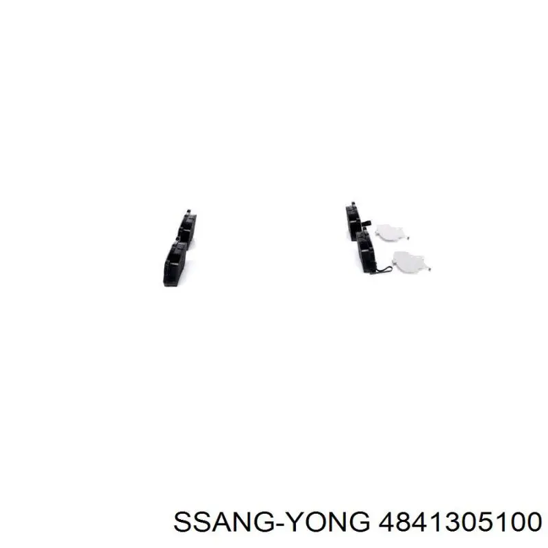 4841305100 Ssang Yong Pastillas freno traseras