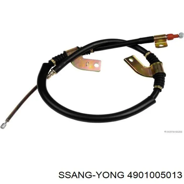 4901005013 Ssang Yong cable de freno de mano trasero izquierdo