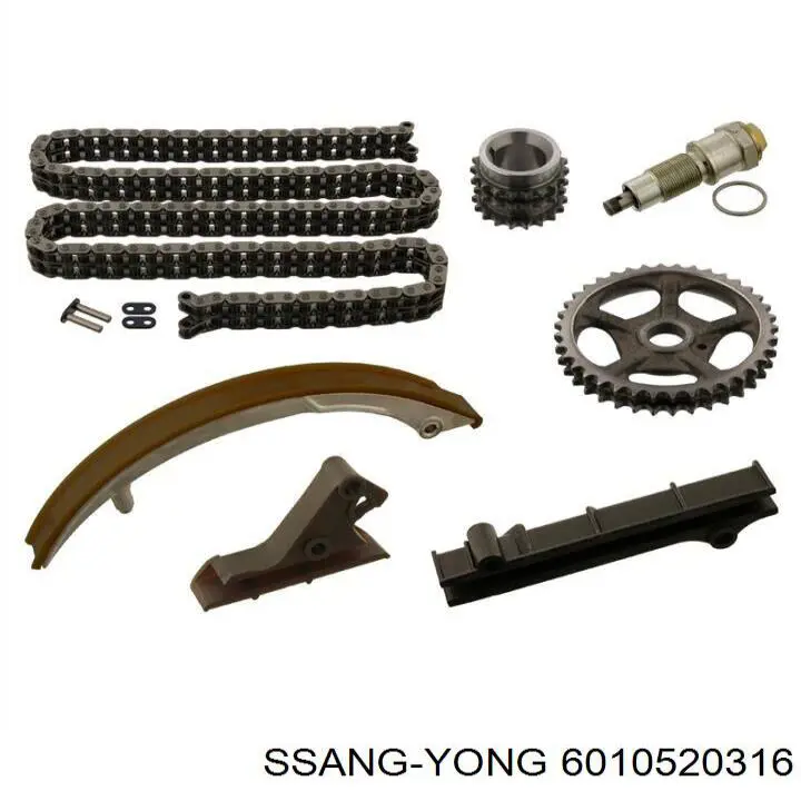 6010520316 Ssang Yong carril de deslizamiento, cadena de distribución superior