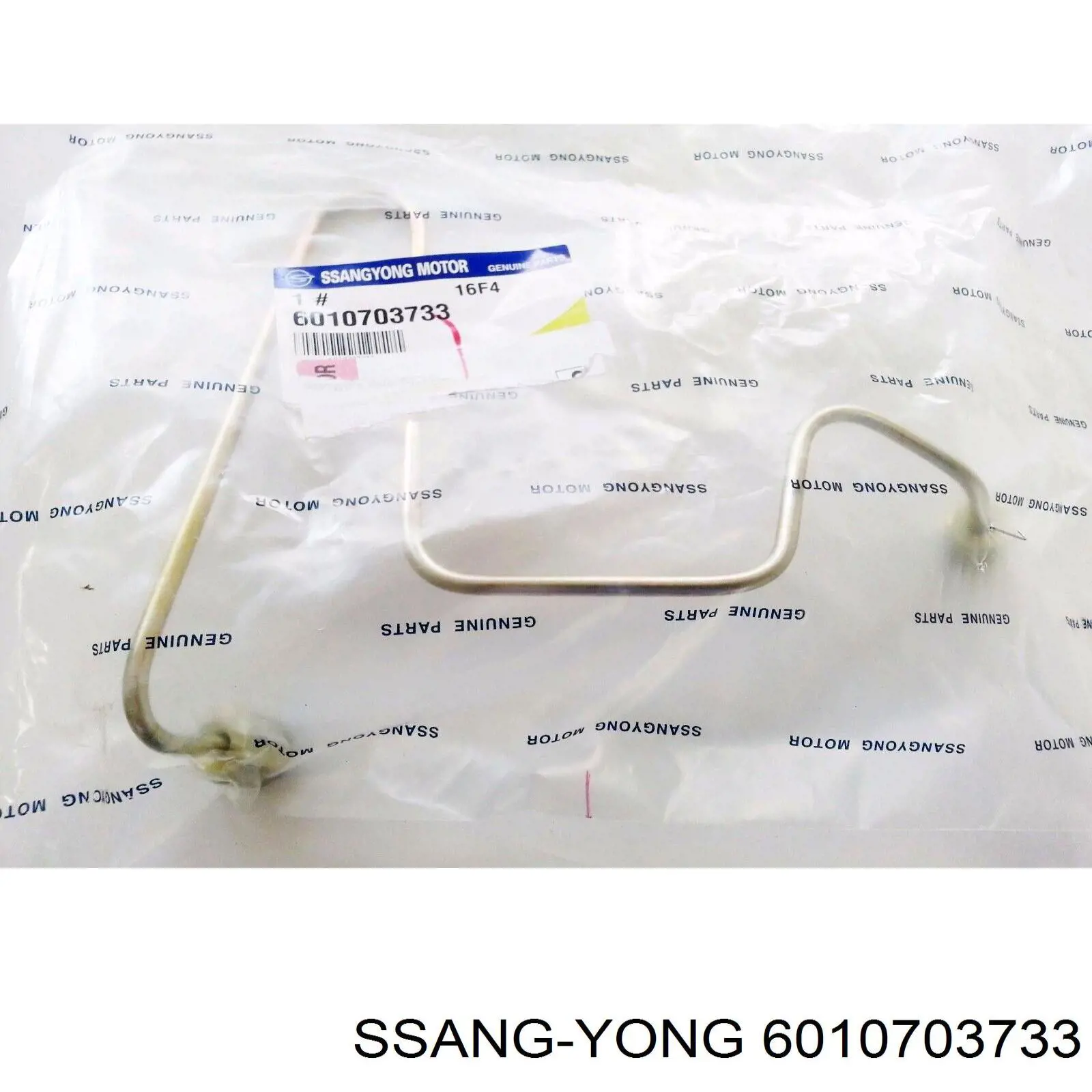 6010703733 Ssang Yong tubería alta presión, sistema inyección para cilindro 1