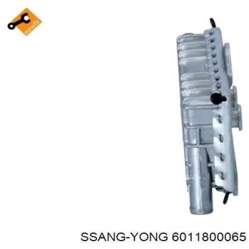 6011800065 Ssang Yong radiador de aceite