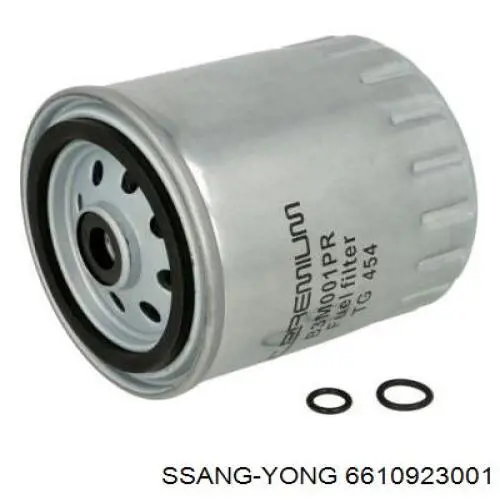 6610923001 Ssang Yong filtro de combustible
