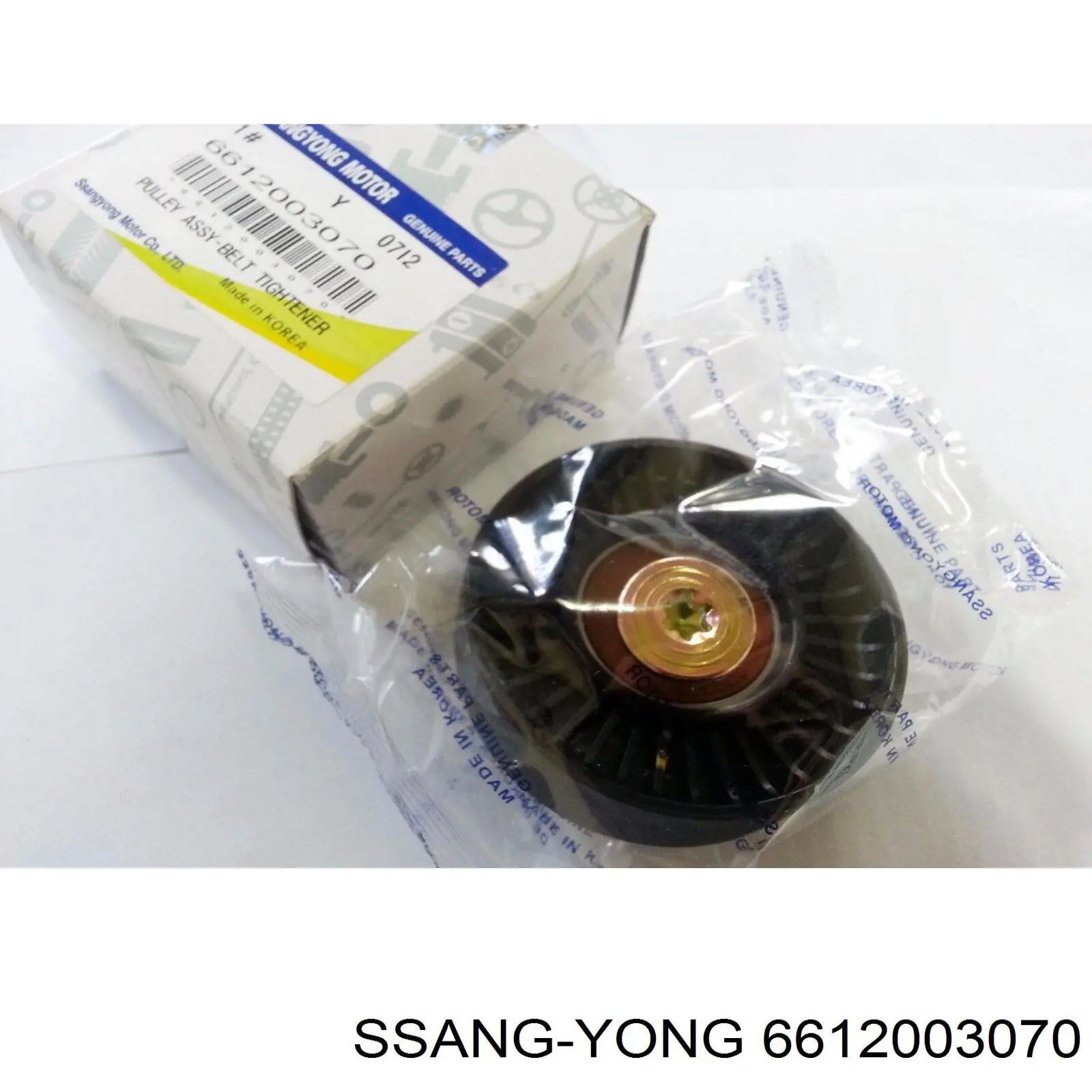 6612003070 Ssang Yong rodillo, correa trapecial poli v