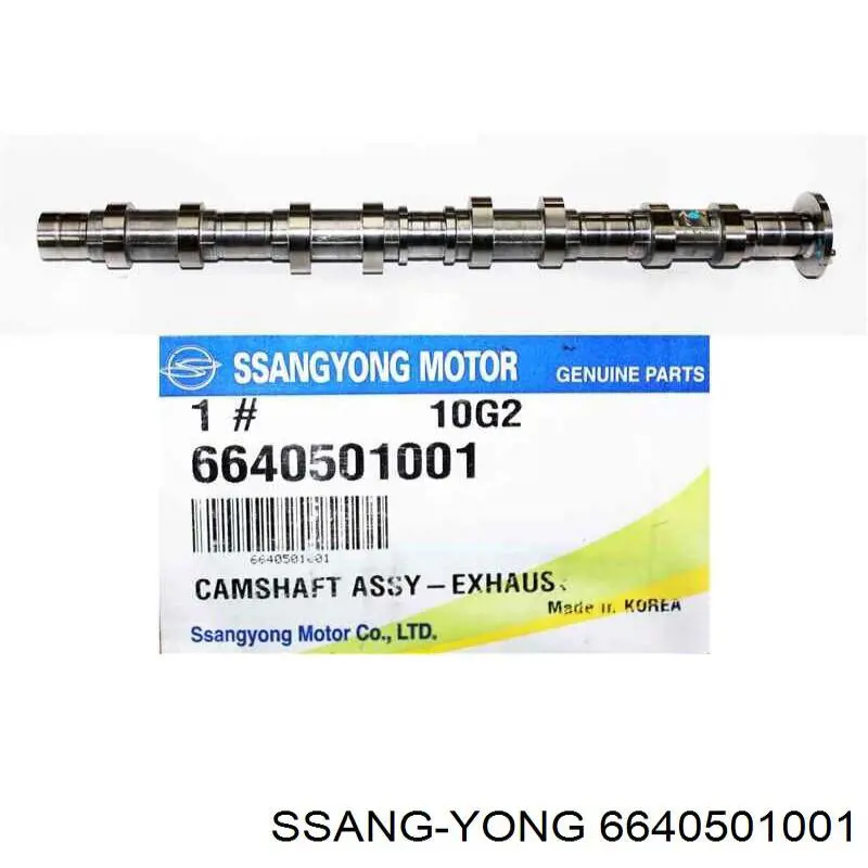Árbol de levas de escape Ssang Yong 6640500401 precio, desde 174,24 EUR