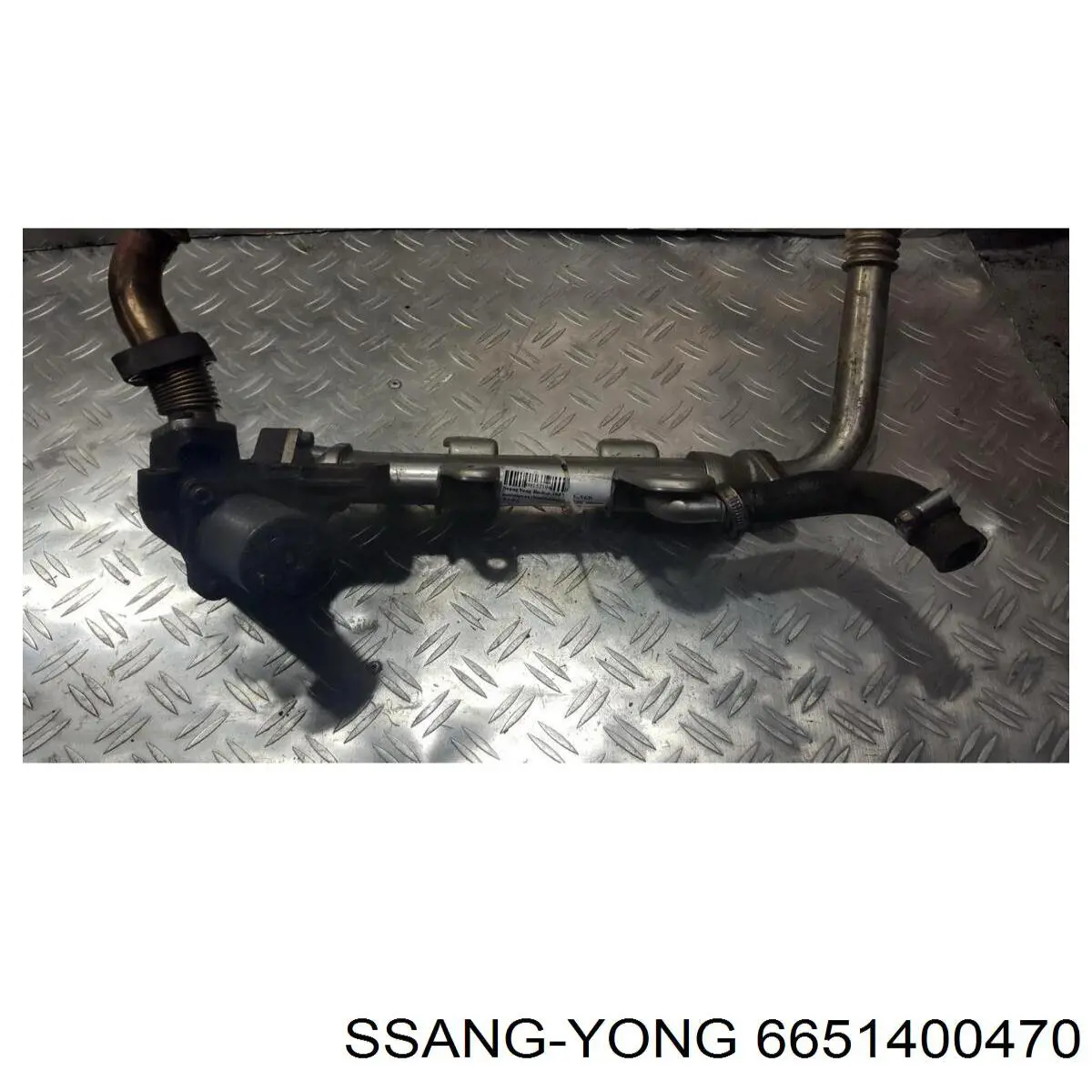 Enfriador EGR de recirculación de gases de escape para SsangYong Kyron 