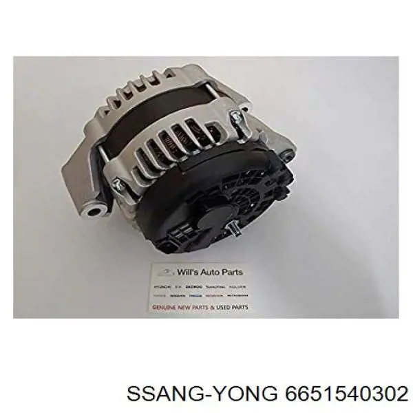 Alternador del motor Ssang Yong 6651540302 precio, desde 66,79 EUR
