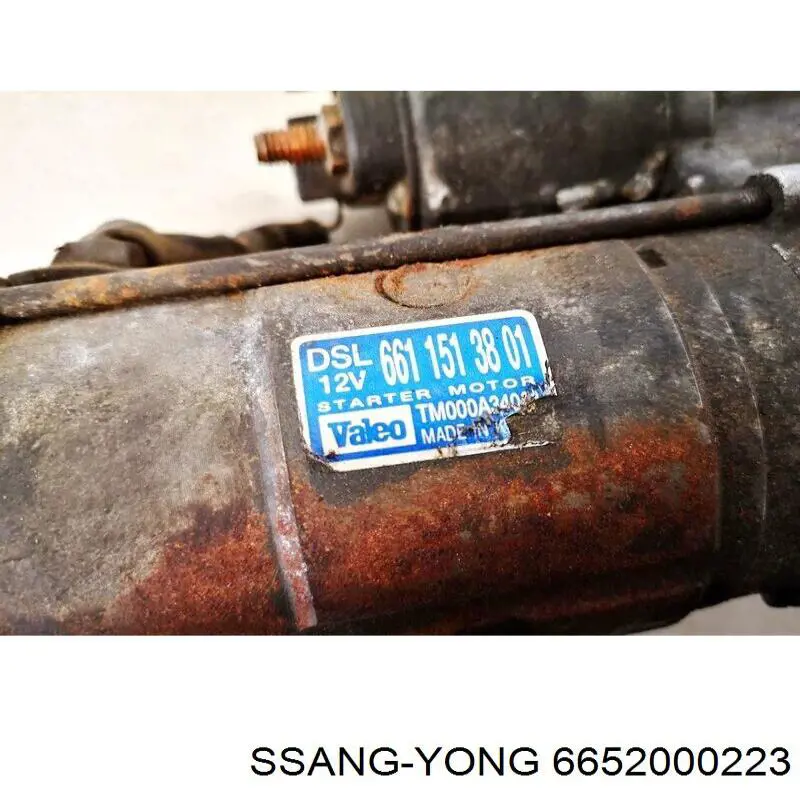 6652000223 Ssang Yong rodete ventilador, refrigeración de motor