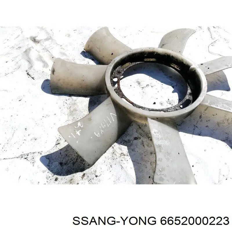 Comprar 6652000223 Ssang Yong Ventilador del radiador