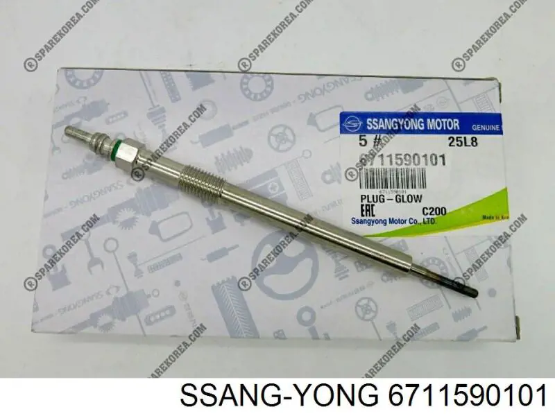 6711590101 Ssang Yong bujía de incandescencia