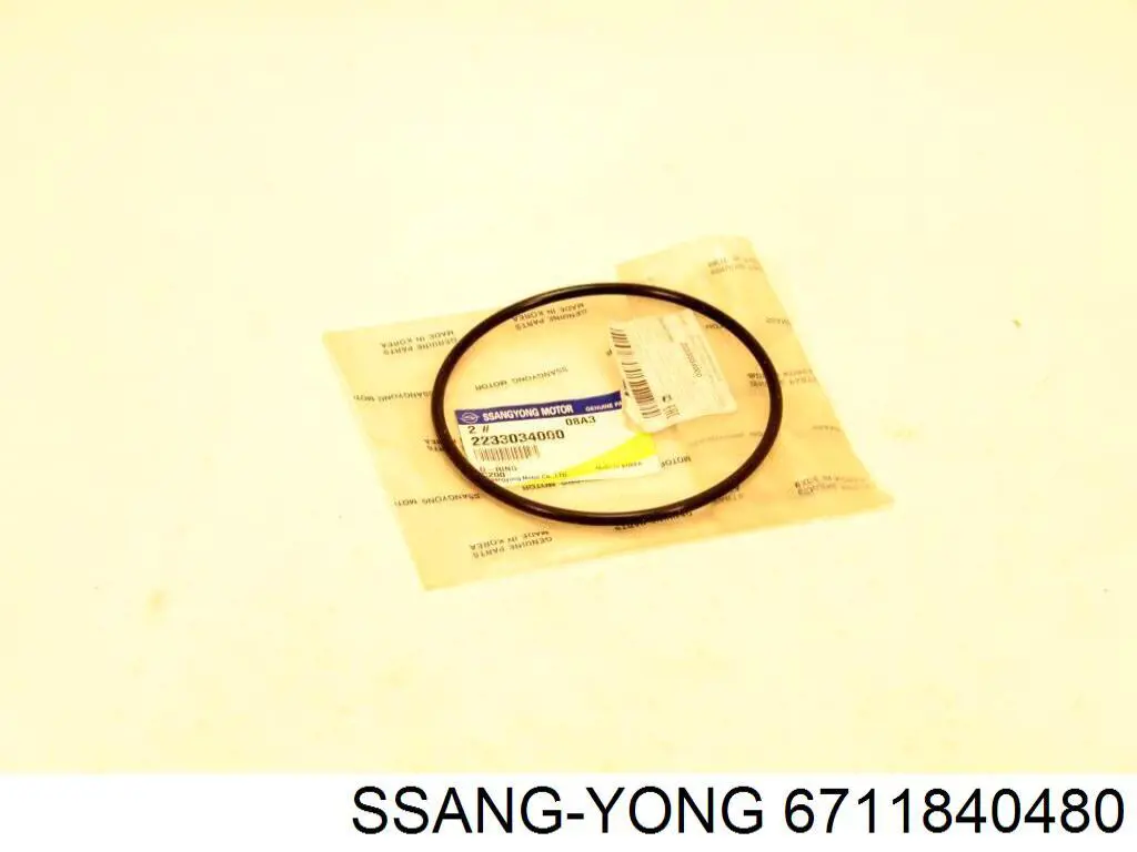6711840480 Ssang Yong junta, adaptador de filtro de aceite