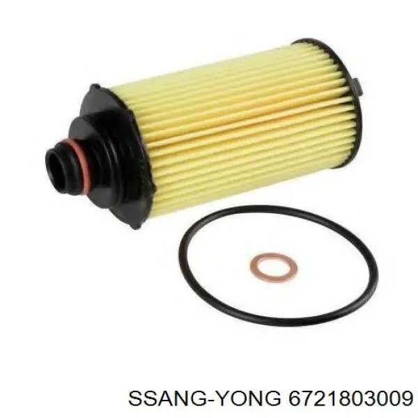 6721803009 Ssang Yong filtro de aceite