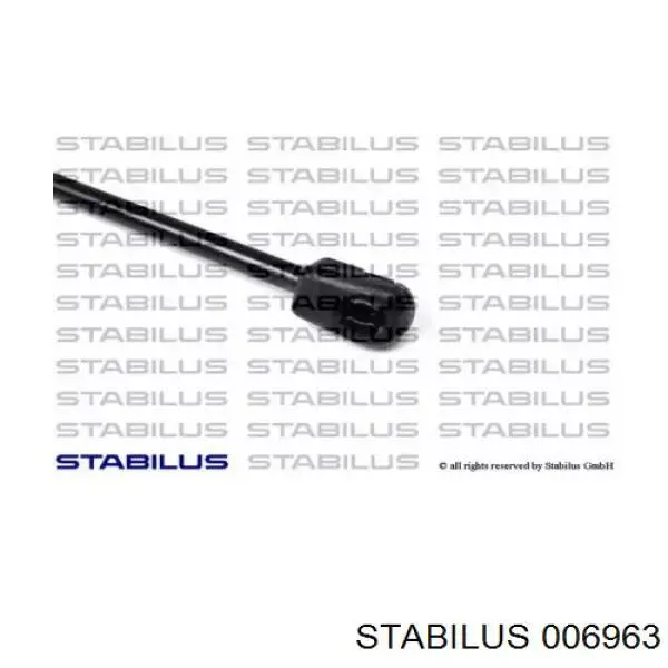 006963 Stabilus Amortiguador de vidrio de portón trasero (puerta trasera 3/5)