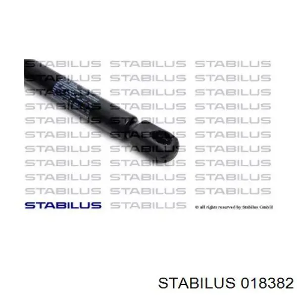 Amortiguador maletero 018382 Stabilus