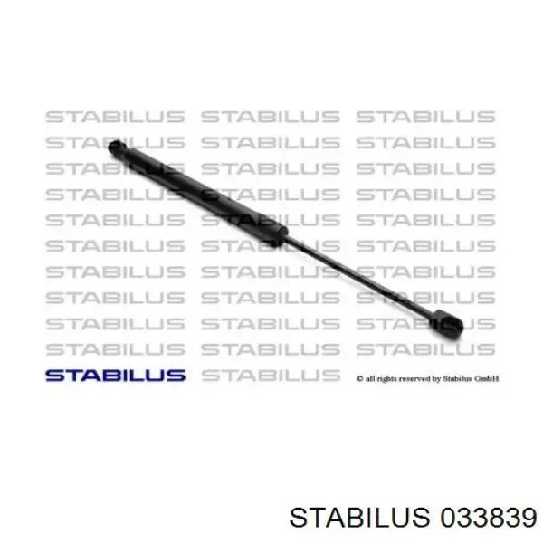 Amortiguador de maletero Stabilus 033839 precio, desde 14,68 EUR