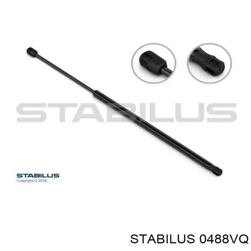 Muelle neumático, tapa delantera Stabilus 0488VQ precio, desde 12,48 EUR