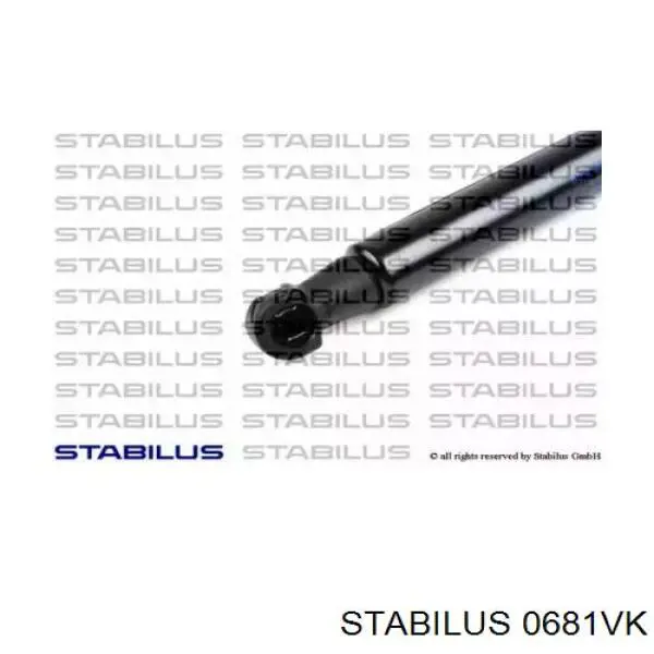 0681VK Stabilus muelle neumático, capó de motor