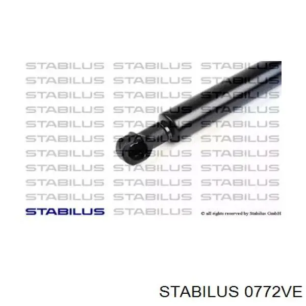 0772VE Stabilus muelle neumático, capó de motor