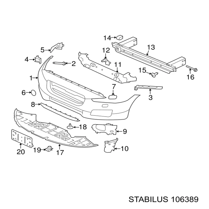 Comprar 106389 Stabilus Amortiguador de puerta trasera