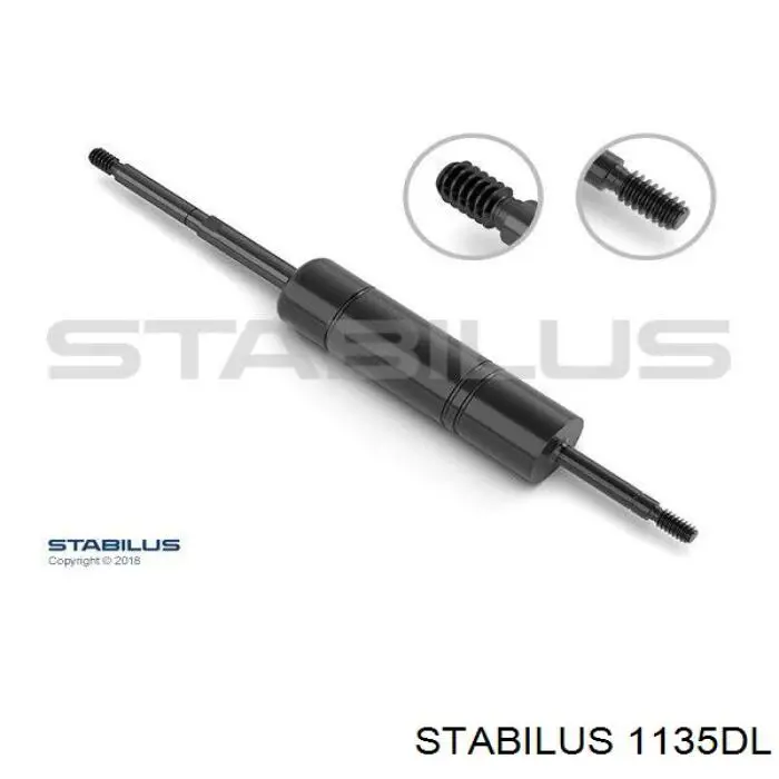 1135DL Stabilus amortiguador, suspensión del motor