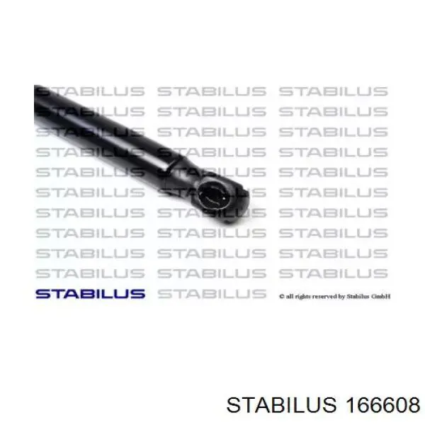 166608 Stabilus muelle neumático, capó de motor