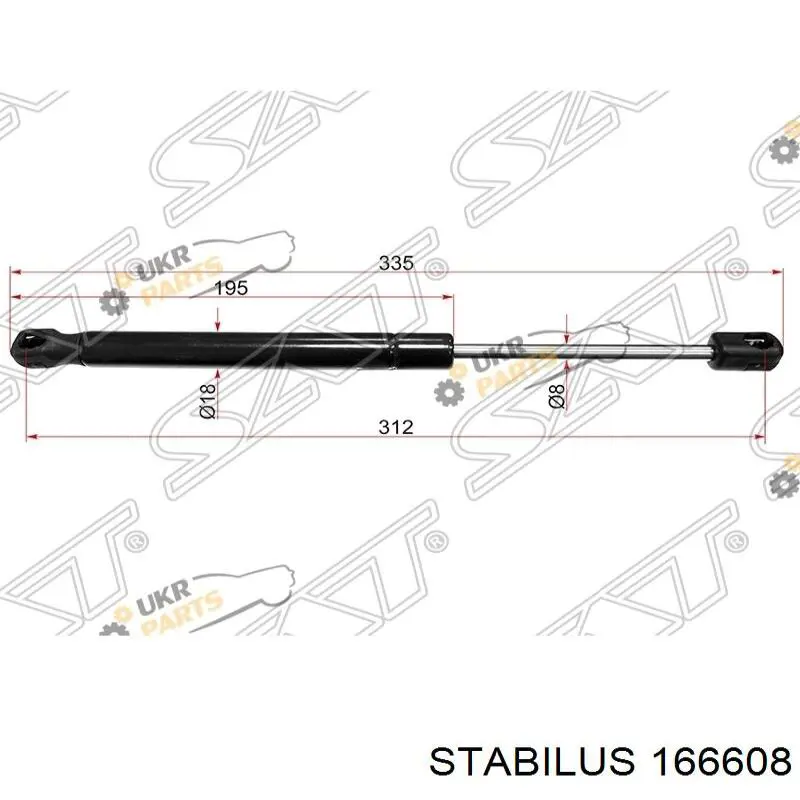 Muelle neumático, tapa delantera Magneti Marelli GS1466 precio, desde 20,96 EUR