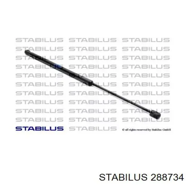 Muelle neumático, tapa delantera Stabilus 288734 precio, desde 12,10 EUR